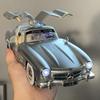 1:18 Mercedes 300SL Декоративный Орнамент Литая Модель Автомобиля из Сплава Идеальный Орнамент для Рабочего Стола Компьютера Детская Игрушка Для Подарка Коллекционный