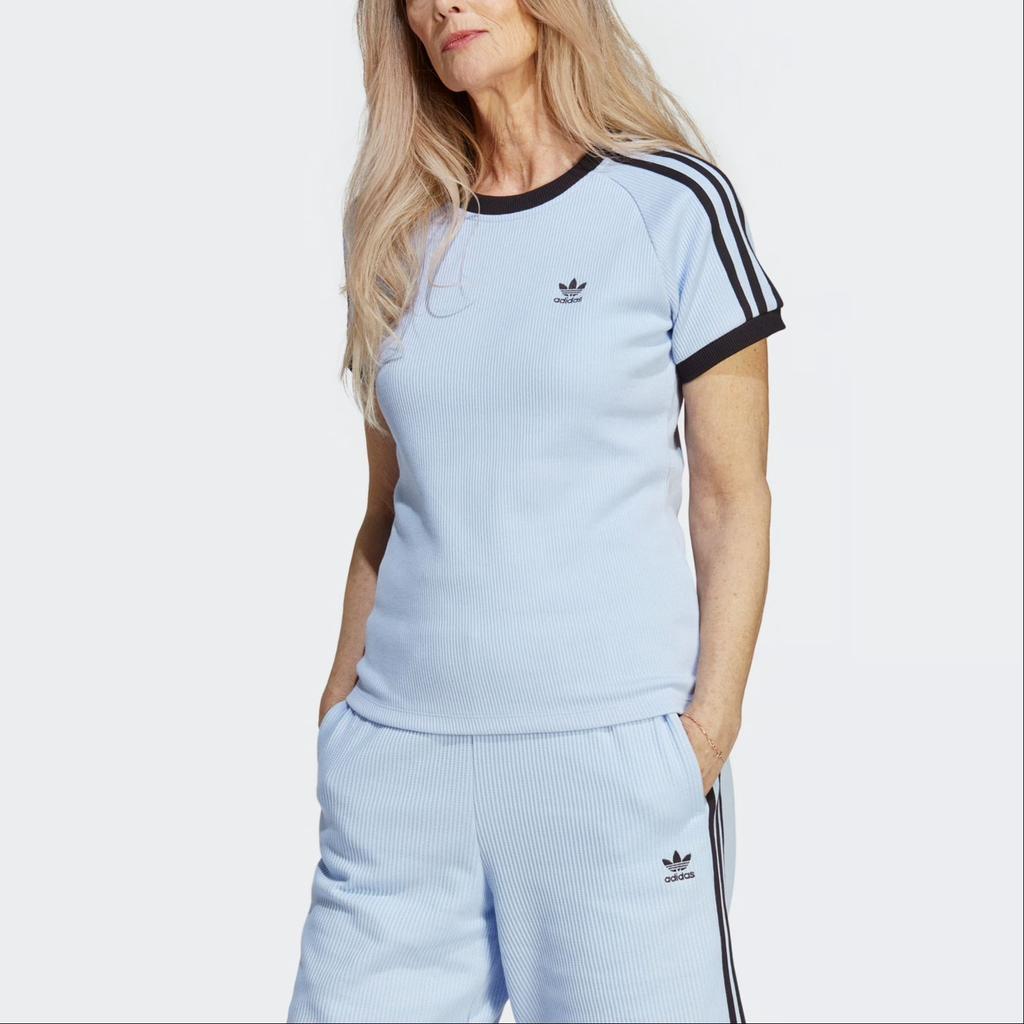 adidas Набор Originals в рукаве Футболка женская синяя IC5462