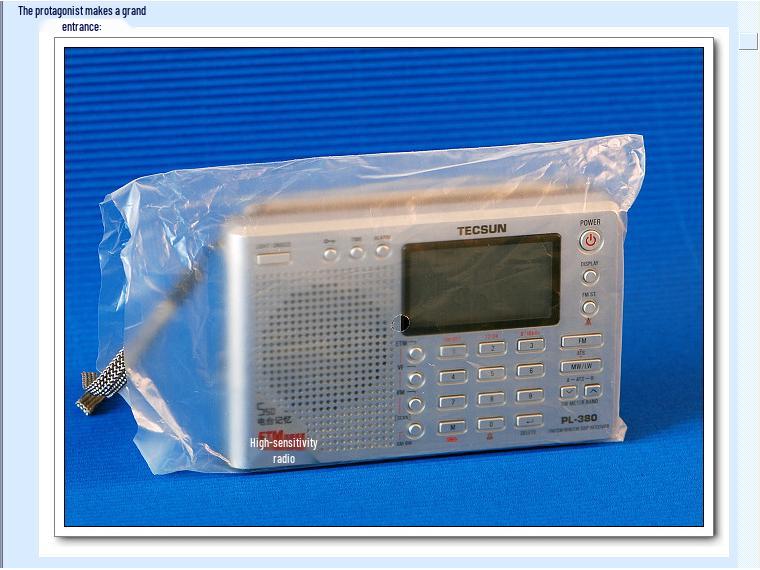 Всеволновой цифровой стереорадиоприемник Tecsun PL-380 для пожилых людей и студентов