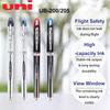 Uniball VISION ELITE Безопасная для полетов ручка Uni Анти-протечка 0.5/0.8 Плавное письмо Роликовые гелевые ручки для деловых поездок, офиса, учебы
