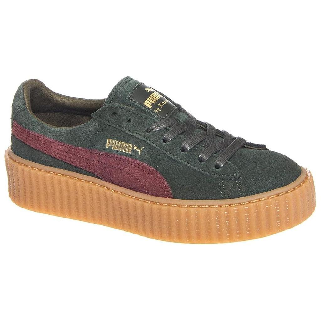 PUMA Creepers Rihanna Fenty Suede Green Womens 361005-07