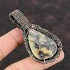 Септарианский кулон, обернутый медной проволокой, дизайнерский кулон, лабрадорит, драгоценный камень, кулон ручной работы, медное украшение, подарок для матери
