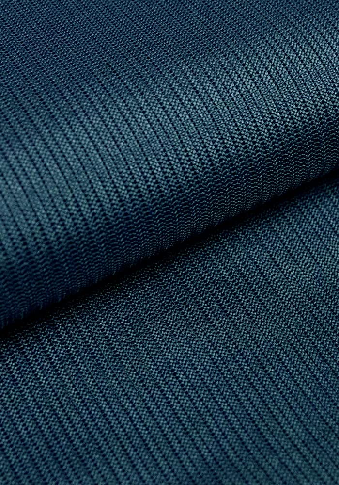 Summer Single Komaru Single Deep [KYOETSU] Haori, Washable, Plain, Clothes, Fabric, Item, Men's (LL, Blue)