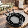 Uncoated Cast Iron Mini Frying Pan - Non-stick, Available In 14cm, 16cm, 20cm, 26cm