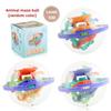 Maze Ball Mini 3D Magic Puzzle Intelligence & Idea Perplexus Maze Game Labyrinth Gifts Display Stand for Kids and Adults
