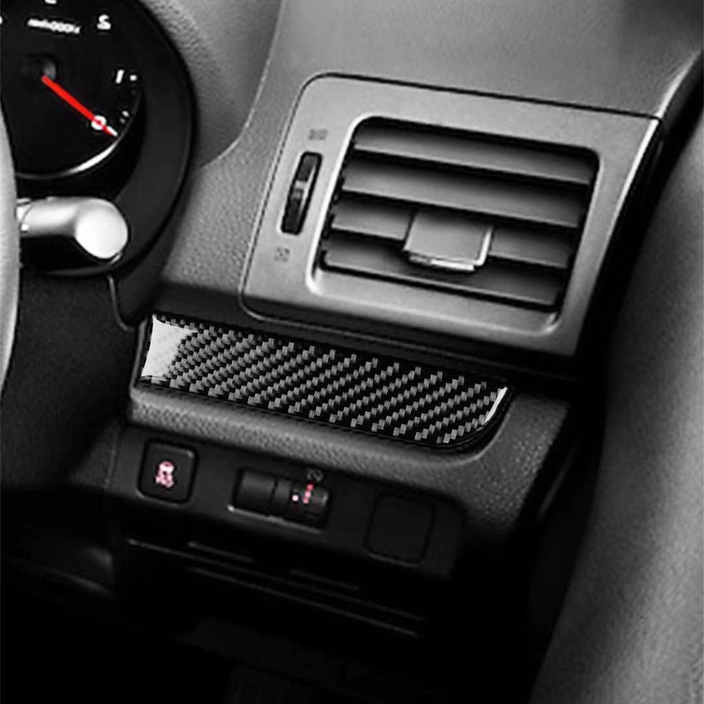 Carbon Fiber Car Interior Accessories Central Control Dashboard Cover Trim for Subaru Impreza 2012-2016,for Subaru XV Crosstrek 2013-2017 (Right