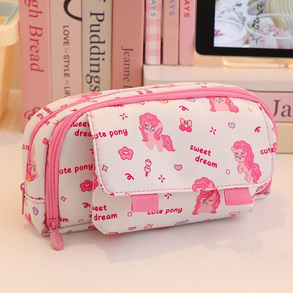 Многослойный пенал мультяшный кошелек для монет сумка для хранения ручек подарочный