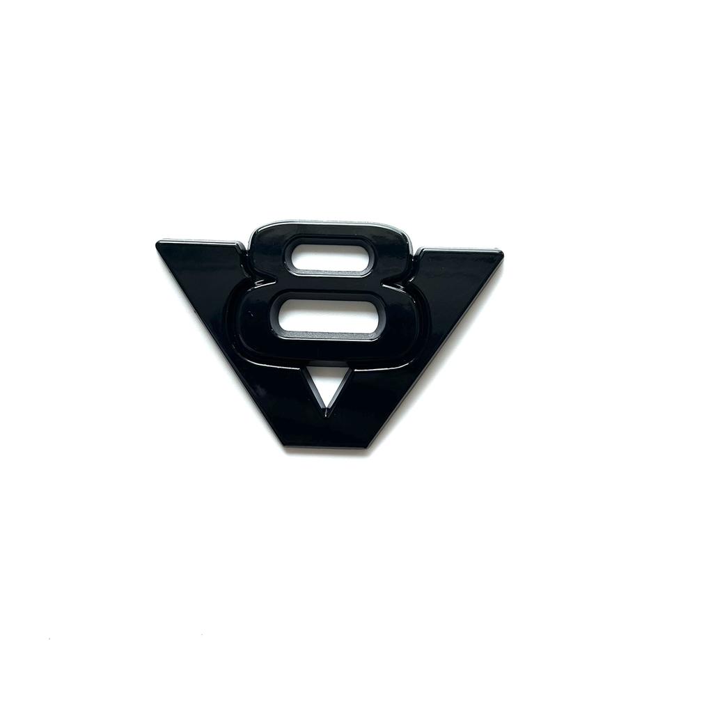3D Metal Car Styling V6 V8 Displacement logo Fender trunk Rear Decal Emblem Badge Sticker