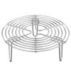 2024 New Stainless Steel Steamer Egg Storage Rack Multi-Purpose Round Cooling Rack for Steaming Kid Acessories