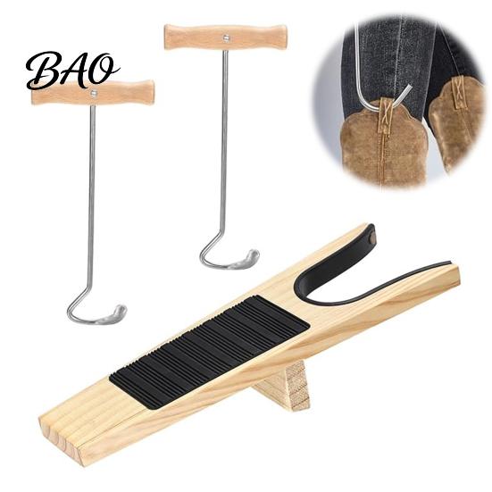 Pregnant Women Shoe Tool Boot Jack with Long Handle, Easy Removal Portable Shoehorn, Non-slip Grip Non Slip Helper Sturdy Iron Construction Shoes for