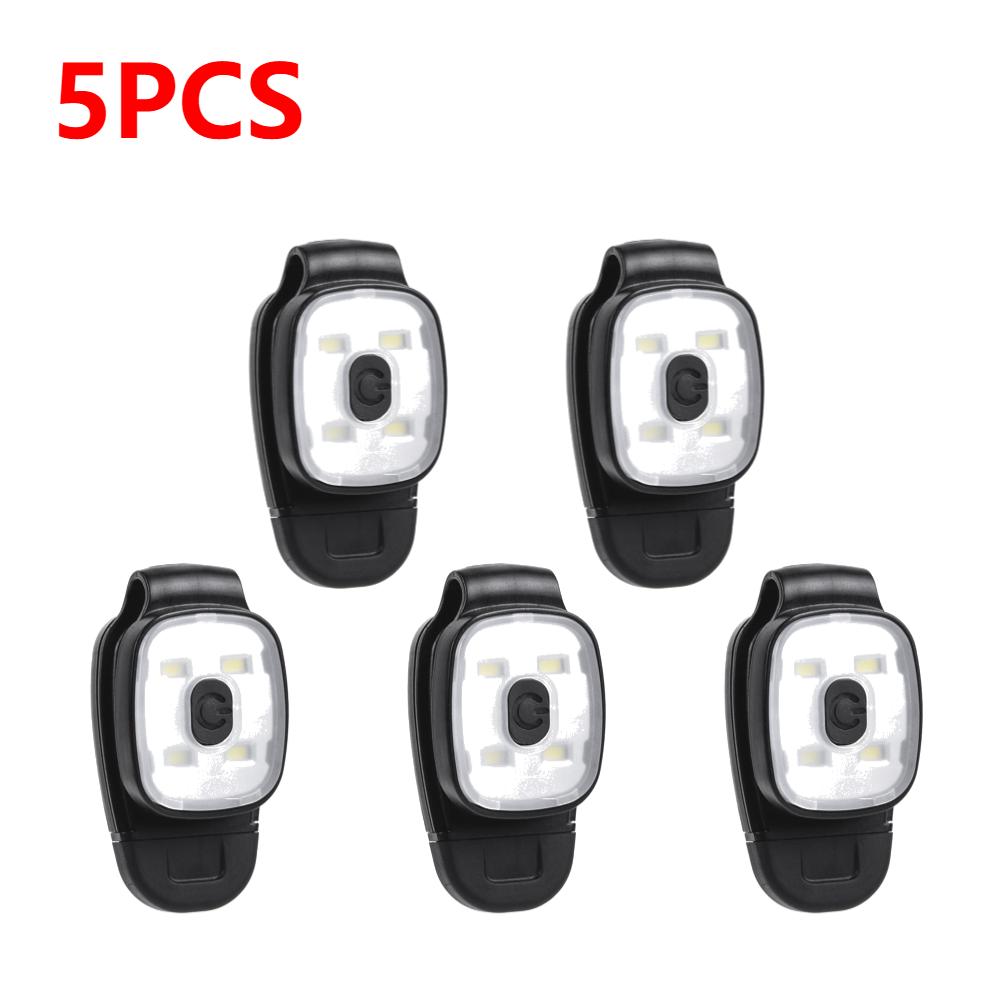1-5PCS LED Headlamp Cap Clip Light 3 Light Modes Head Flashlight Multifunction IPX4 Waterproof Headlight for Fishing Camping