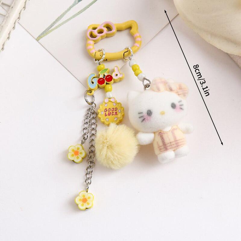 Мультяшные брелки Hello Kitty Милые Хелло Китти Подвеска на телефон Подарок на День святого Валентина Свадебный подарок Брелок Подвеска Брелок для ключей на s Носить Мини Легкий