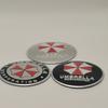 4 Pcs 56mm 60mm Umbrella Pattern Alloy Wheel Center Hub Cover Sticker C/adillac ATS B/uick GS Car Sticker Accessories