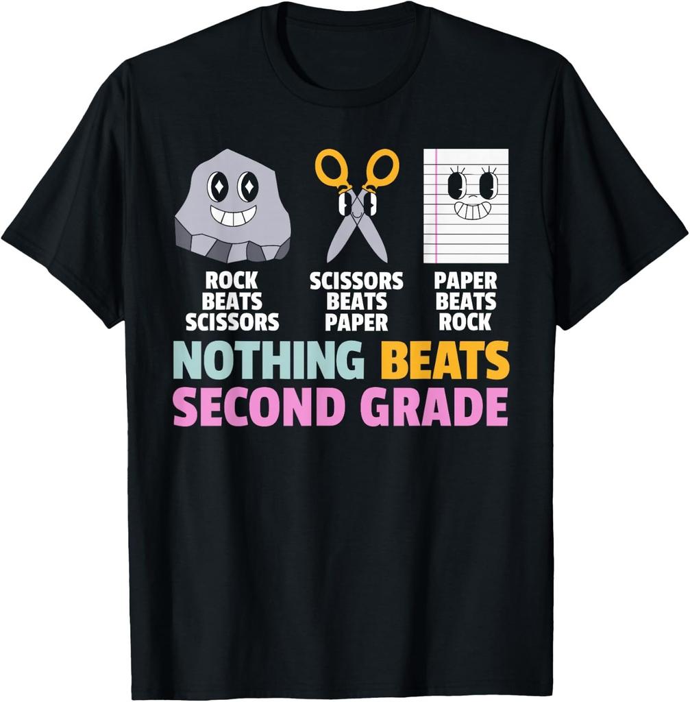 Nothing Beats 2nd Second Grade Back to School Teacher Gift Unisex T-Shirt