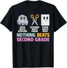 Nothing Beats 2nd Second Grade Back To School Teacher Gift Unisex T-Shirt