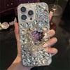 Роскошный чехол для телефона с бриллиантами, лебедем, водой и бриллиантами для iPhone 14 13 12 11 Pro Max X XS XR XS Max 8 7 Plus, акриловый противоударный чехол