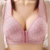 Front Buckle Large Size Thin Section No Steel Ring Women's Gathered Underwear Anti-sagging Breast-receiving Bra