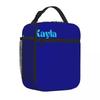 Bestselling Kayla Funny Cool Best Color Art Leisure Meal Prep Bag Boating Trip Camping Lunch Bag