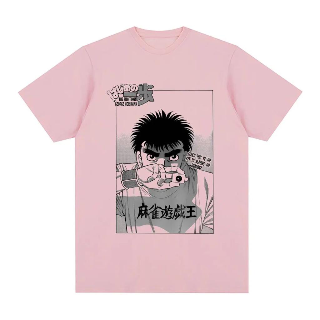 Hajime No Ippo Vintage T-shirt Anime Unisexga Japan Comic Cartoon Cotton Unisex T Shirt New Tee Tshirt Womens Tops