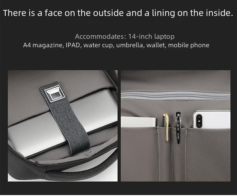 Мужской водонепроницаемый рюкзак для бизнеса и путешествий высшего класса — вместительный и стильный, для ноутбука и школы