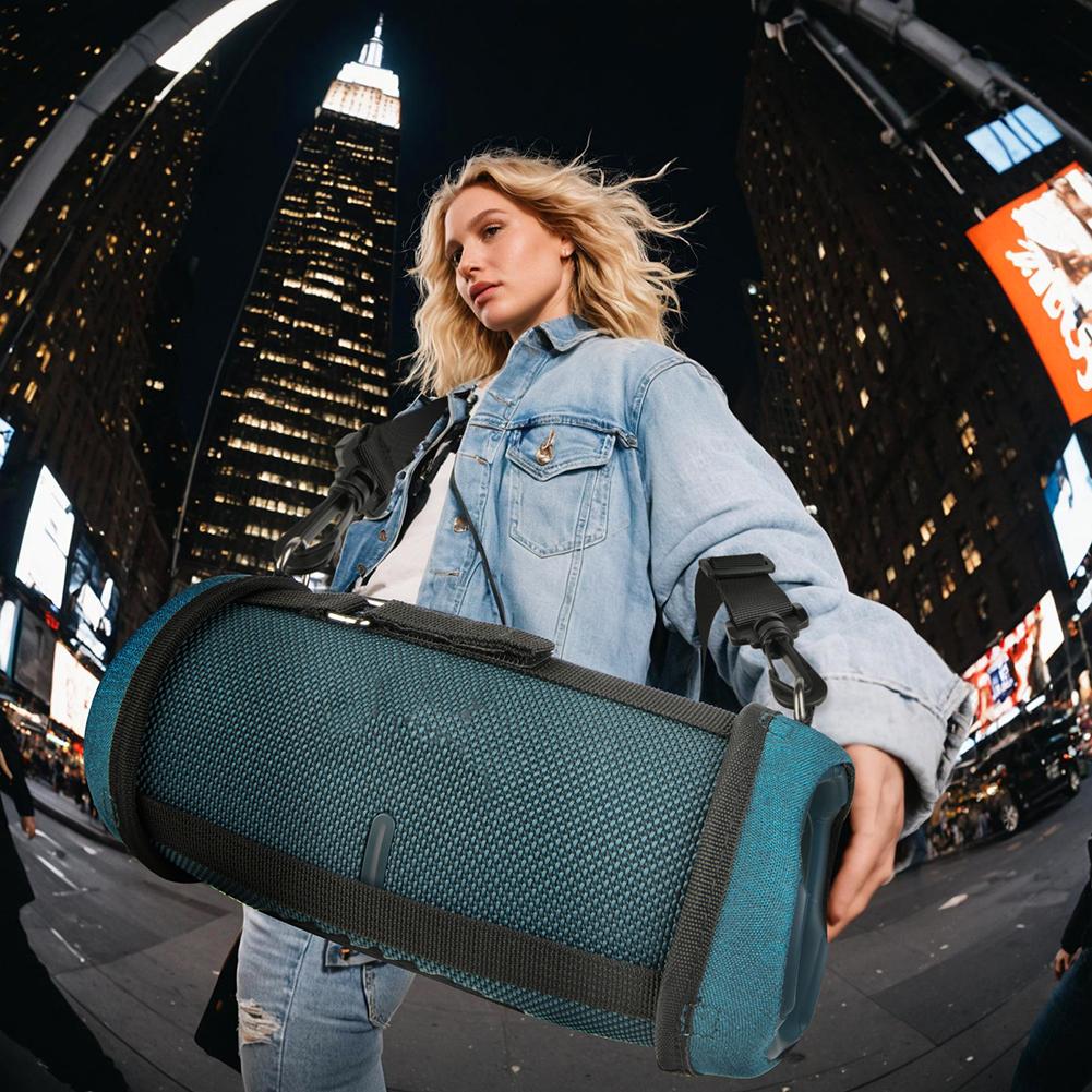 Чехол для Bluetooth-колонки JBL Charge 5 с ремешком, силиконовый чехол-кейс, защитная накладка-держатель, мягкий чехол-рукав