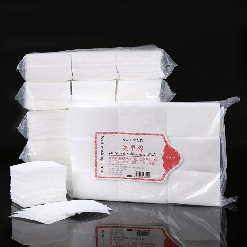 400 шт., хлопковые салфетки для маникюра, педикюра, безворсовые салфетки, очиститель, бумажные подушечки, инструмент