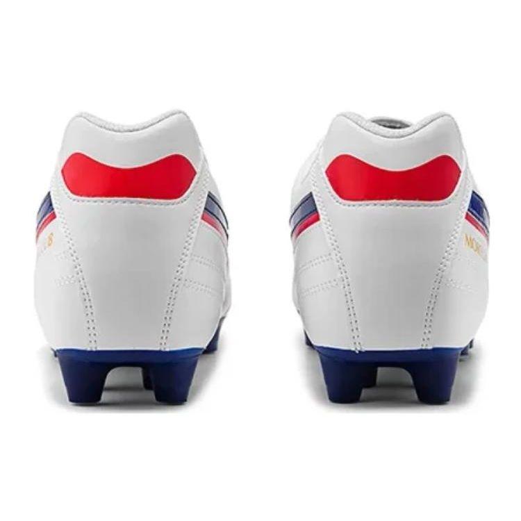 Mizuno Morelia Ii Club Искусственный газон Амортизация Противоскользящие Прочные Футбольные бутсы Мужские кроссовки Бело-синие P1GA211625