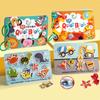Детская тихая занятая книга Монтессори, детская развивающая игрушка, пастбище, сортировка животных, матчевая игра, детская наклейка, игрушка для ребенка, книга в подарок
