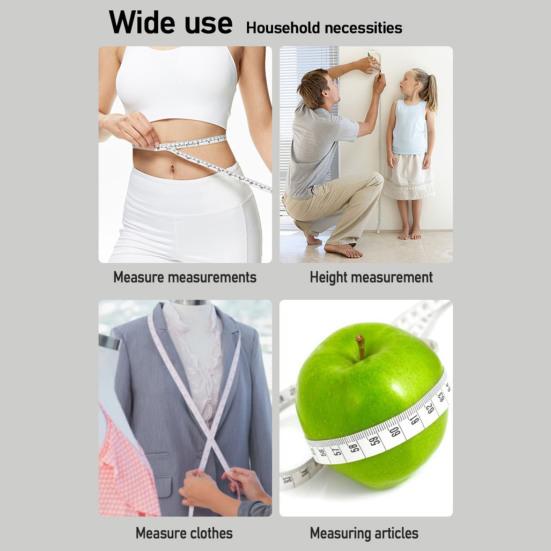 3 шт. 1,5 м/60 дюймов двусторонняя рулетка мини мягкая измерительная лента портативная портняжная швейная ткань лента для измерения веса тела гибкая линейка лента