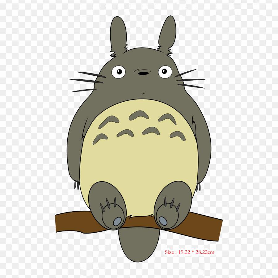Totoro Ghibli Museum Catbus Iron On Patches For Clothing Applique Stickers On Clothes Heat-Sensitive Custom Patch
