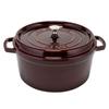 Staub Pico Cocotte Круглая 28см Гранатово-красная 1102887 Эмалированная кастрюля Круглая жаровня гранатово-красная Pico Cocotte Стильная кастрюля Сковорода Посуда Кухонные принадлежности
