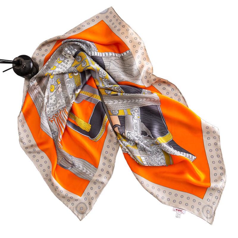 Hengyuanxiang Mulberry Silk Square Scarf