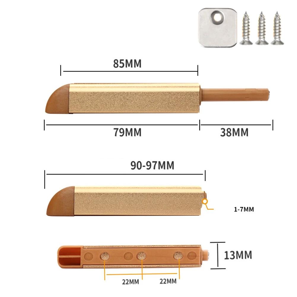 Защелки для шкафов Амортизатор Дверной стопор Сплав Push To Open Отпирание касанием Дверной защелки Устройство отскока Мебельная фурнитура