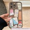 INS Тревел-лейбл Подходит для iPhone 11/12/13/14/15 Pro Apple 16 Pro Max Чехол для мобильного телефона