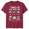 Things I Do In My Spare Time Tractors Hobby Unisexs Unisexs Graphic Tee