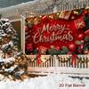 Christmas Polyester Background Gift Box Print Festive Supplies 2026 Christmas Celebrations Two Size Are Avaiable 2D Flat
