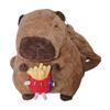 Capybara Backpack Casual Plush Animal for Outdoor Street Travel Women
