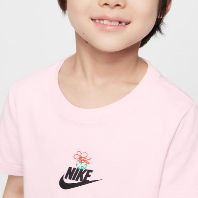 Nike Kids T Shirts Crew Neck Moderate HM9278-663