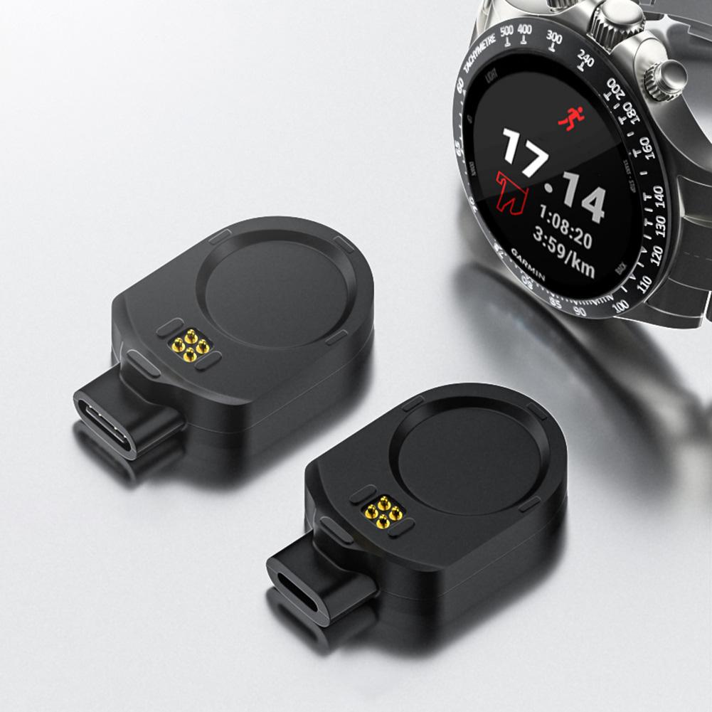 8-контактный/тип C для Garmin MARQ 2 MARQ (Ген 2) Зарядное устройство для часов Адаптер Стабильный Зарядный кабель Конвертер Plug and Play для дома Путешествий