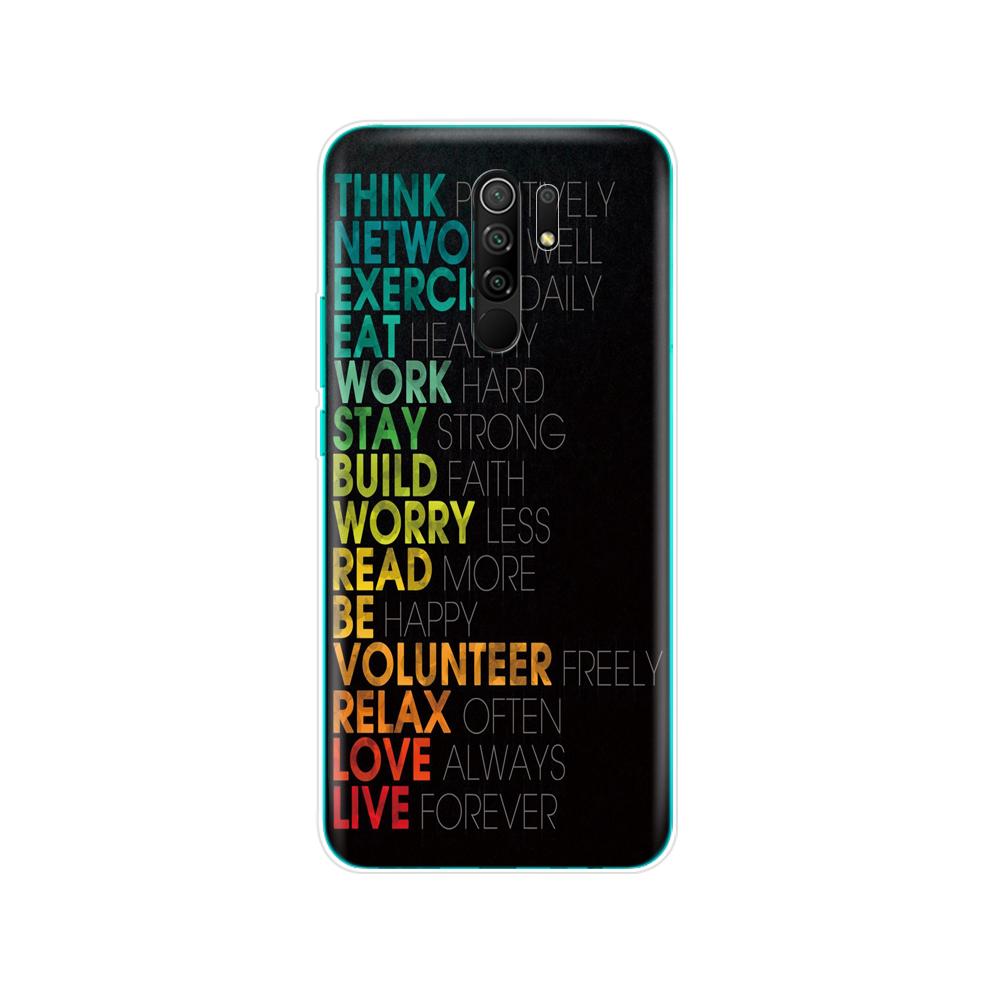 For Xiaomi Redmi 9 Case Silicon Back Cover Phone Case For Redmi 9 Soft Case 6.53 Inch Etui Coque Bumper Shockproof Protective