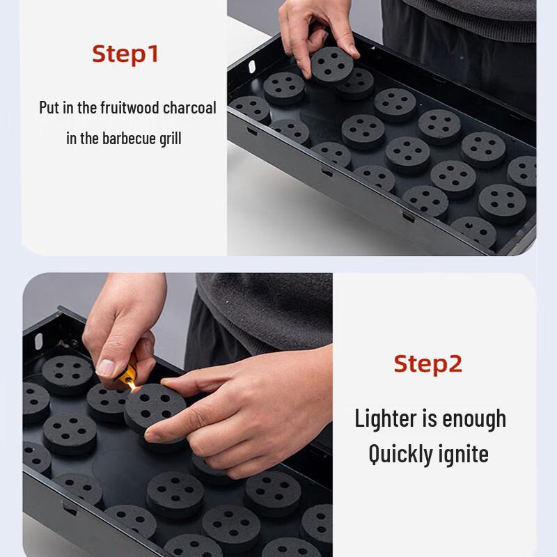 Fruit Wood BBQ Charcoal Briquettes