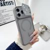 Металлический Магнитный Держатель Линзы Для Чехла Для Для Iphone 17 16 Plus 1 14 13 12 Pro Max Беспроводная Зарядка Акриловая Жесткая Задняя Крышка