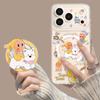 Подходит для iPhone17 кукла-щенок магнитное крепление 16promax держатель 15 Apple 14 мультяшный 13 новый чехол для мобильного телефона