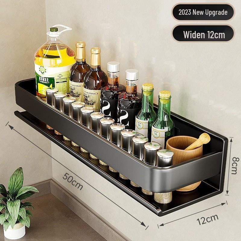 Настенная полка для специй Gao Wenhai без сверления - Кухонные полки для хранения