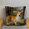 Милый вельш-корги пемброк, собака, чехол, наволочка, домашний декор, животное, диван, автомобиль