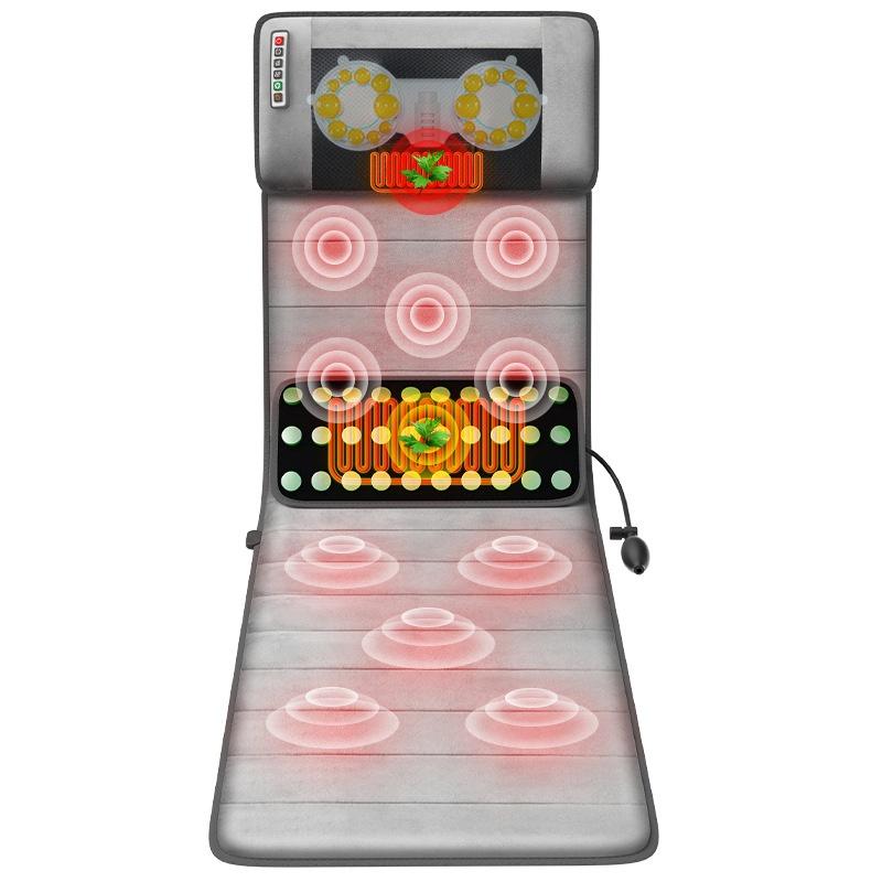 Массажный матрас для всего тела многофункциональный массажер шейный отдел позвоночника поясничный отдел интеллектуальный массажный мат бытовой электрический массажер с подогревом