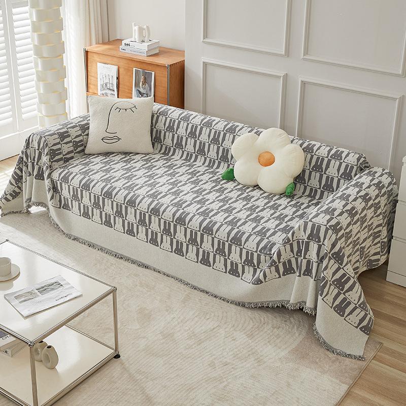 Sofa Cover Blanket for All Seasons All-inclusive Sofa Towel Chenille Cover Living Room Sofa Cover Anti-cat Scratch Towel