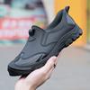 Trend Men's Rain Shoes Waterproof Shoes Fashion Men's Shoes Cover Feet Non-slip Water Shoes One Pedal Rubber Shoes Outdoor Wading Men's Shoes