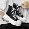 New Shoes Platform Canvas Shoes Men's Shoes Bag Head Casual Sports High Top European Size Large Size Women's Shoes