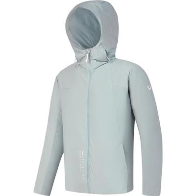 FW23 Легкая базовая толстовка с капюшоном для фитнеса Мужская верхняя одежда Сине-серая A11M341901F-BU
